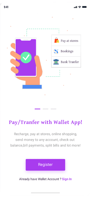 Cash app clone pay and transfer feature